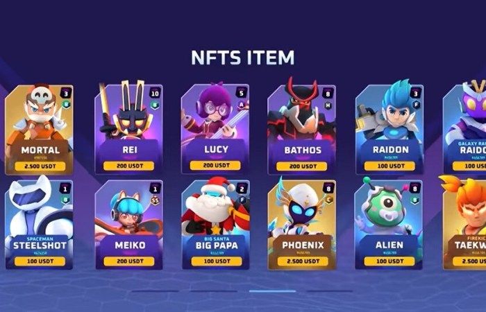 Thetan Arena NFT claim