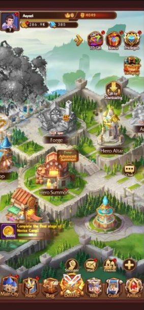 Main town
