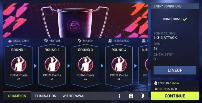 potm tournament challenge mode