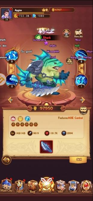 Brave Souls: List of Frozen Dungeon levels