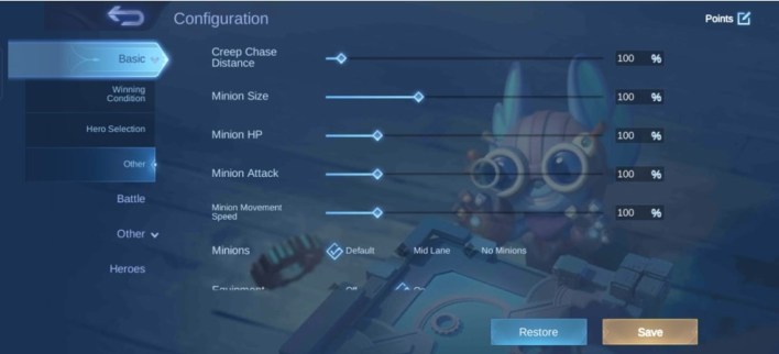 How to create mobile legends