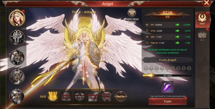 League of Angels Chaos Companions Angels