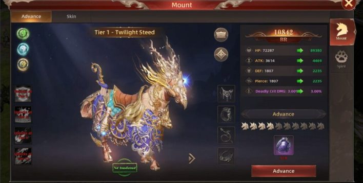 Mount of the Companions of Chaos of the League of Angels