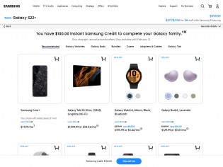 You can get up to $ 100 in instant Samsung credit to spend on accessories, bundles, and even tablets