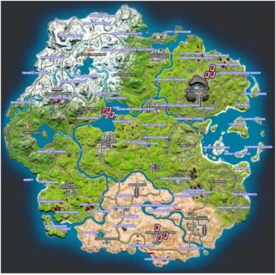 Omni Chip Locations of the second week