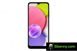 A look at the current Samsung Galaxy A03