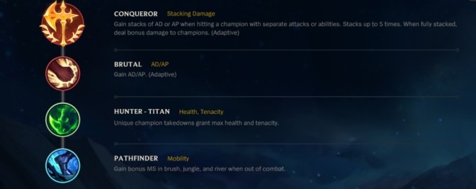 Wild Rift Olaf Guide runes configuration