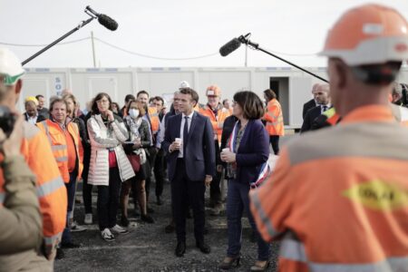 Macron’s relentless campaign to win a still uncertain ballot