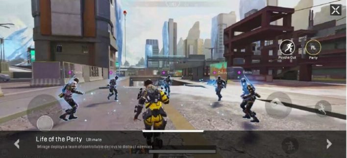 Apex legends Spot mobile Real Mirage