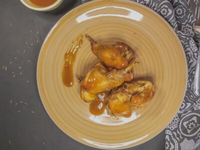Baked Rabbit: A simple recipe in a wine and garlic sauce