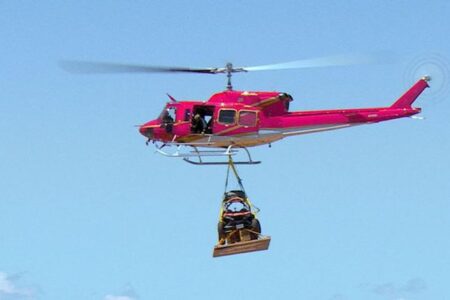 The Forza Horizon 5 promotional video shows a helicopter dropping a real car from the sky