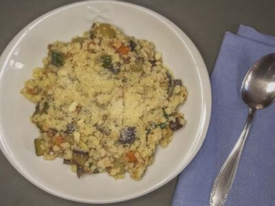 Fregola with vegetables, the recipe of the famous Sardinian pasta