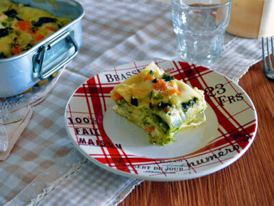 Vegetarian lasagna, tasty recipe for skeptics