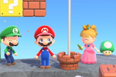 Mario Articles for Animal Crossing: New Horizons becomes available