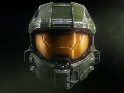The Master Chief’s helmet is peeling off – that’s the real reason