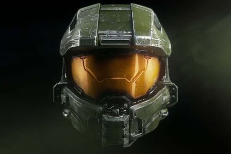The Master Chief’s helmet is peeling off – that’s the real reason