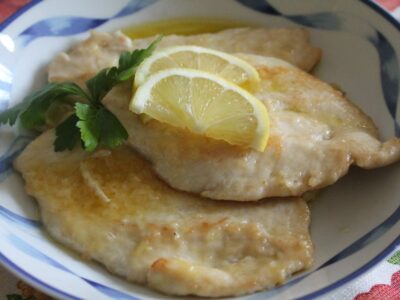 Chicken with lemon, the Italian version