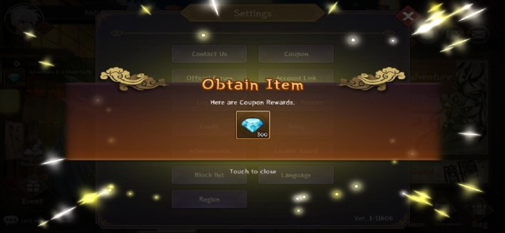 Samurai Blade Yokai Hunting redeem the rewards