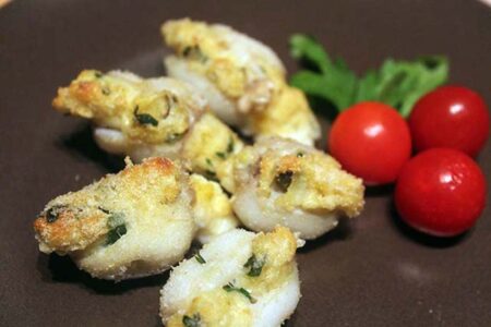 Stuffed cuttlefish, an excellent second course of fish