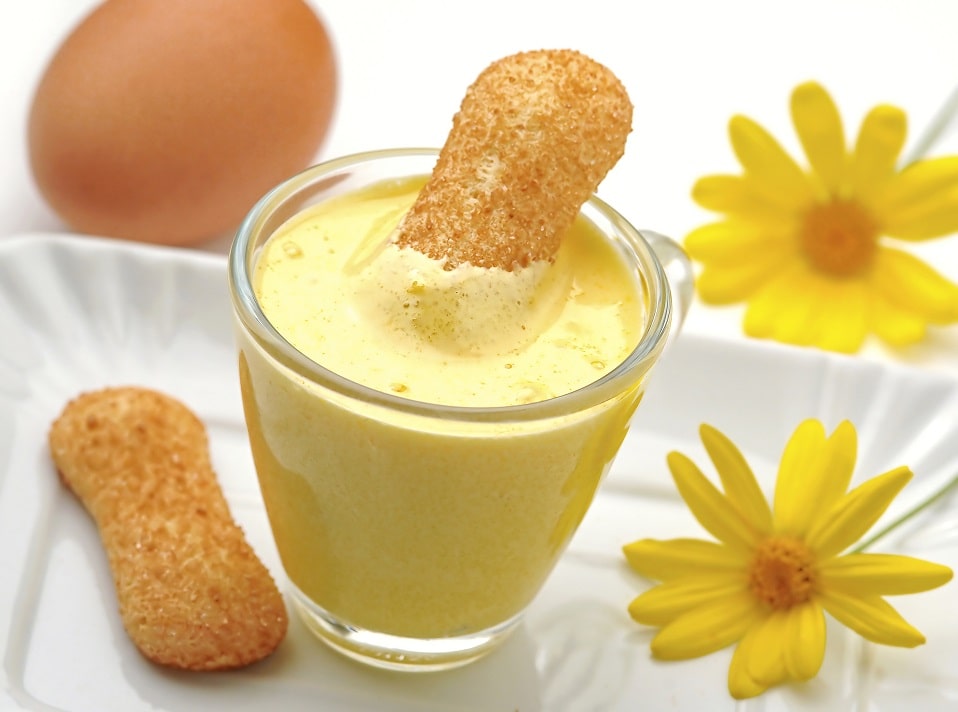 Homemade eggnog