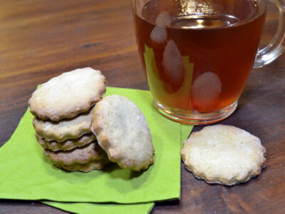 Matcha tea biscuits: the healthy alternative to classic breakfast shortbread biscuits