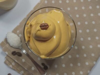 Coffee cream, quick and easy recipe with 3 ingredients