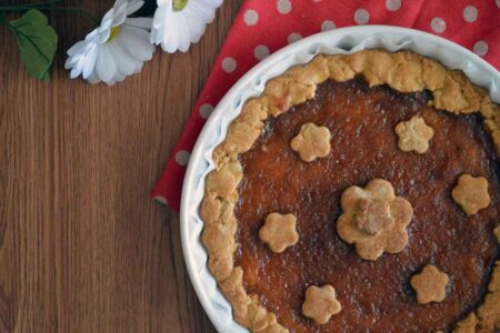Jam tart with easy recipe