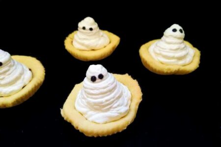 Ghost tarts, with vegan shortcrust pastry