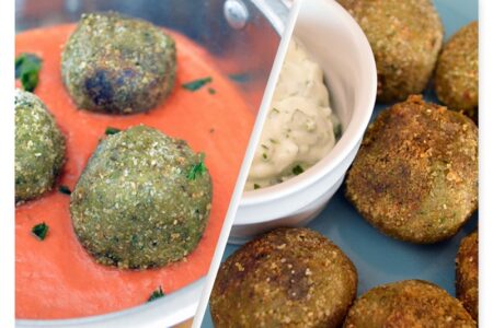 Lentil meatballs in two delicious versions