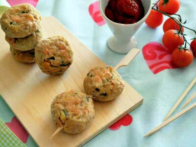 Vegetarian meatballs for a light and delicious second course