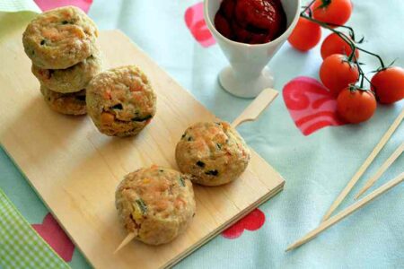 Vegetarian meatballs for a light and delicious second course