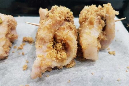 Swordfish rolls with the Sicilian recipe