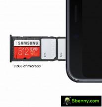 Dedicated microSD slot