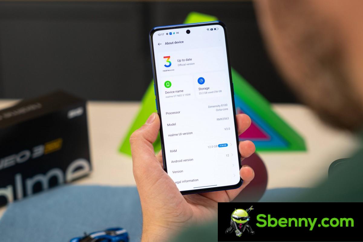 Realme GT Neo 3 150W under review
