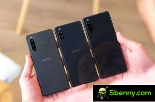 The Xperia 10 IV alongside its predecessors