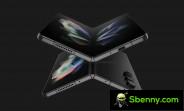 The renders of the Samsung Galaxy Z Fold4 show the design of the fold