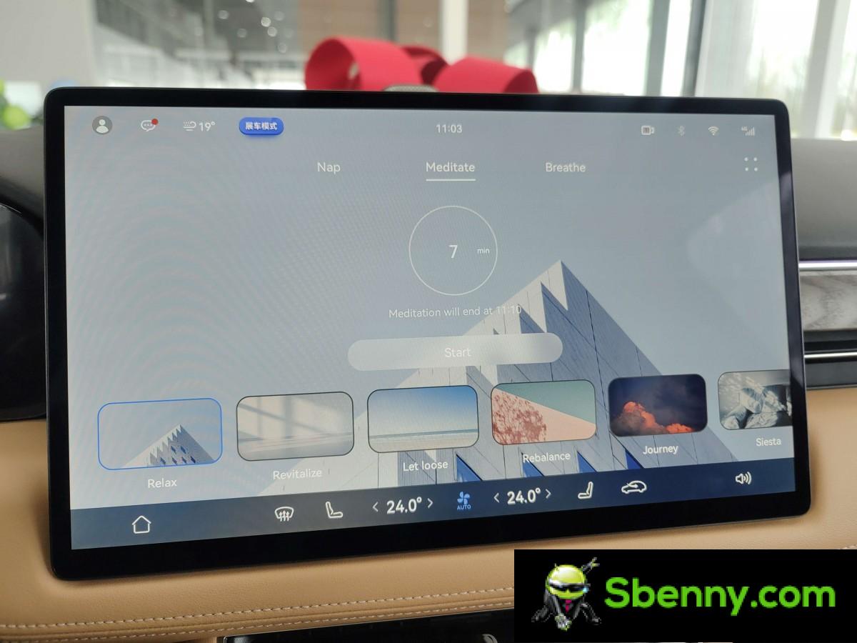 Quick review of the HarmonyOS infotainment system on the Aito M5 