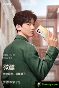 Teaser images: Oppo Reno8
