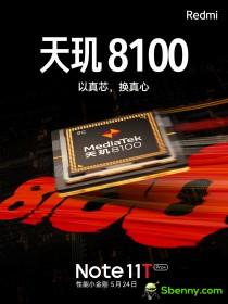 Redmi Note 11T series poster