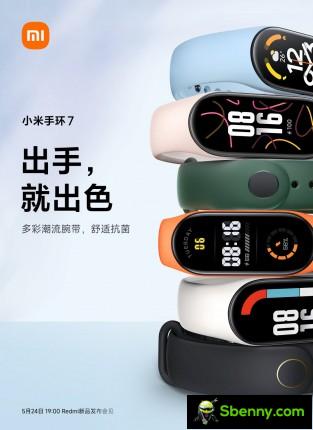 Xiaomi Mi Band 7 official teasers