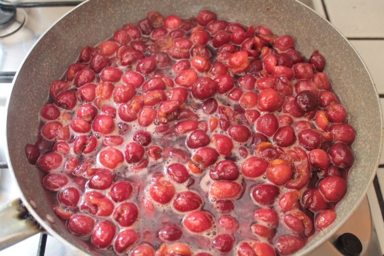start of cooking
