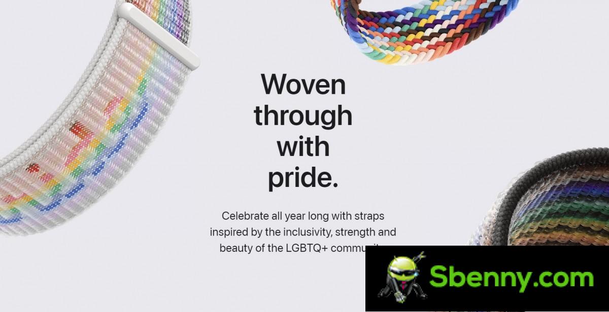 Apple announces two new Apple Watch Pride Edition bands with matching faces