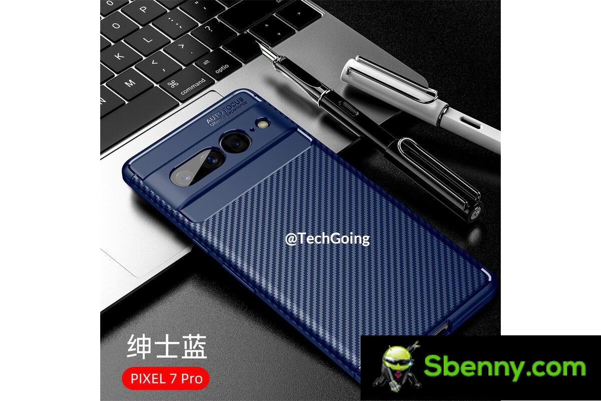 Google Pixel 7 Pro's leaked case rendering confirms that the camera visor is here to stay
