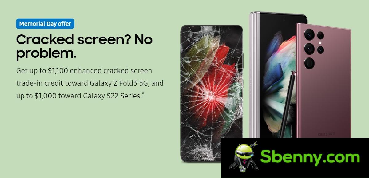 Samsung USA deal: Phones with broken screens pay as well as those in good condition