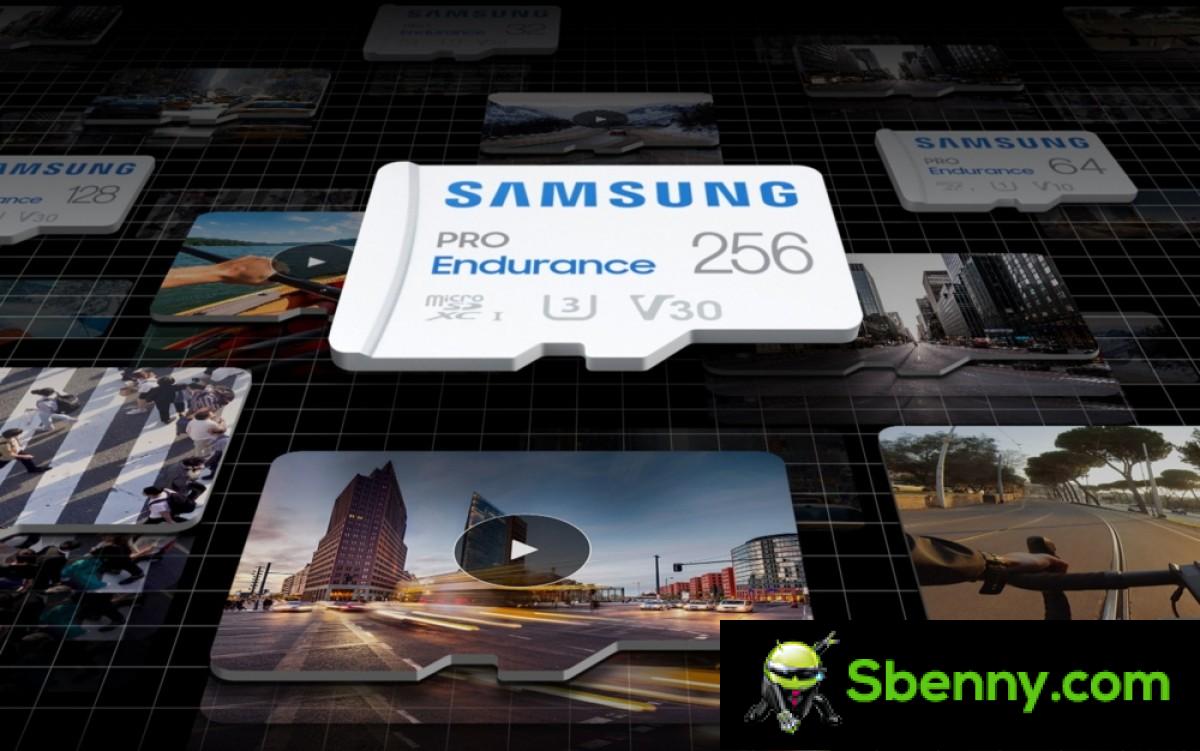 Samsung introduces the new Endurance micro SD cards for continuous video recording