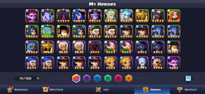 Valor Legends: Eternity Beginners Guide Valor Legends List of hero levels