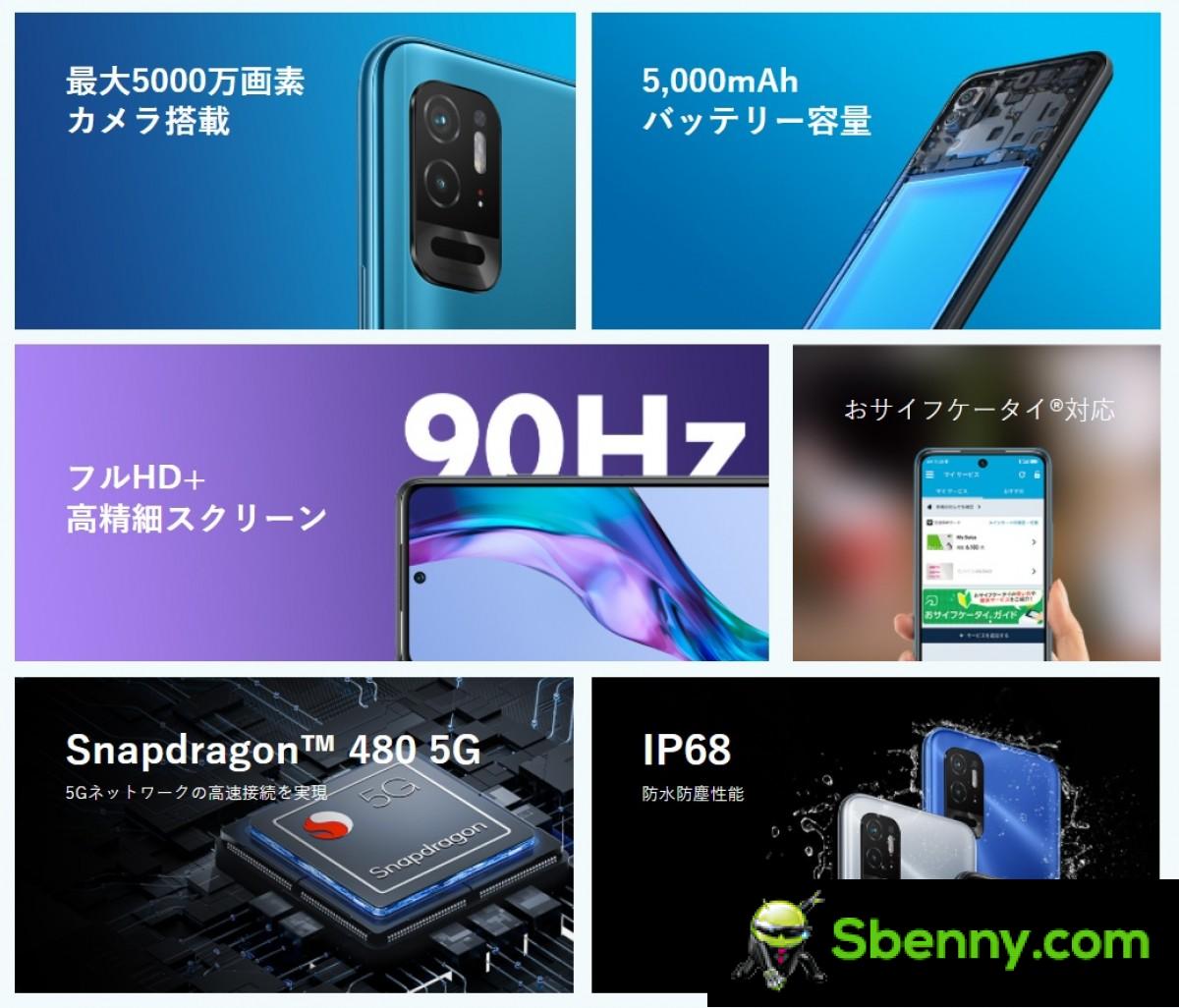 Xiaomi launches a new Redmi Note 10T in Japan