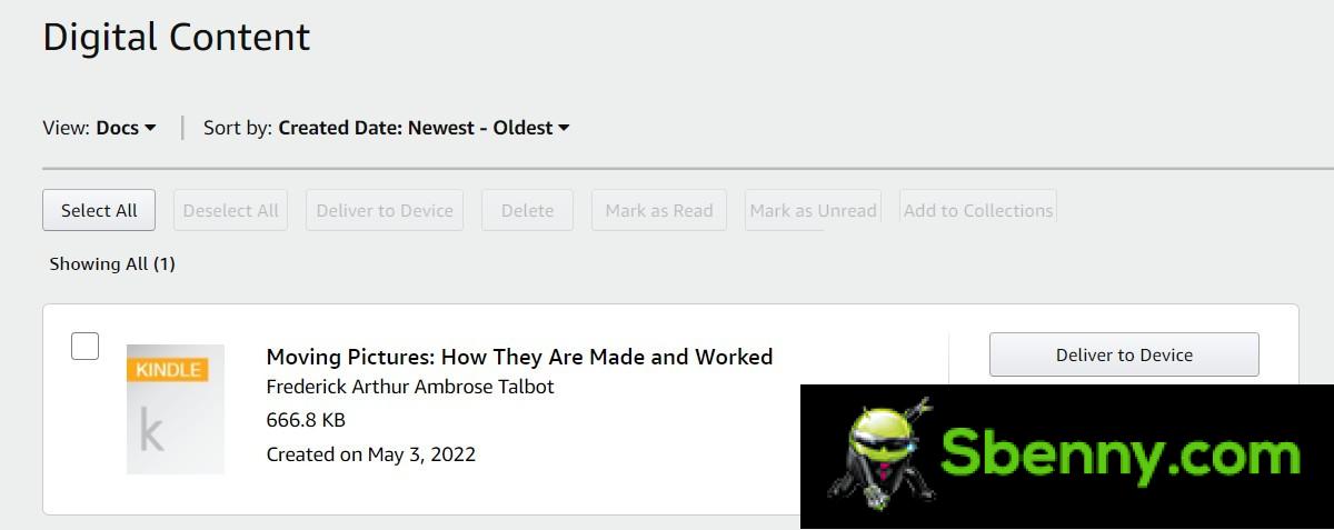 You can now upload EPUB books to your Kindle via email