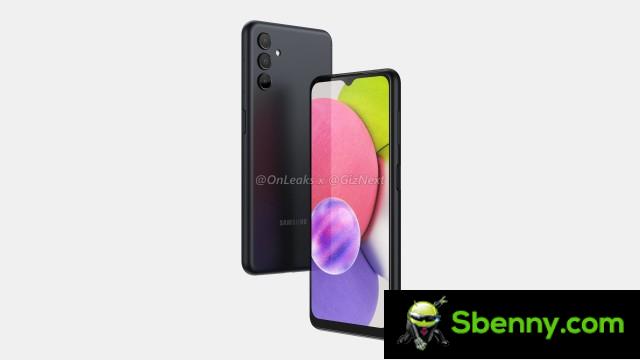 Galaxy A04 rendering