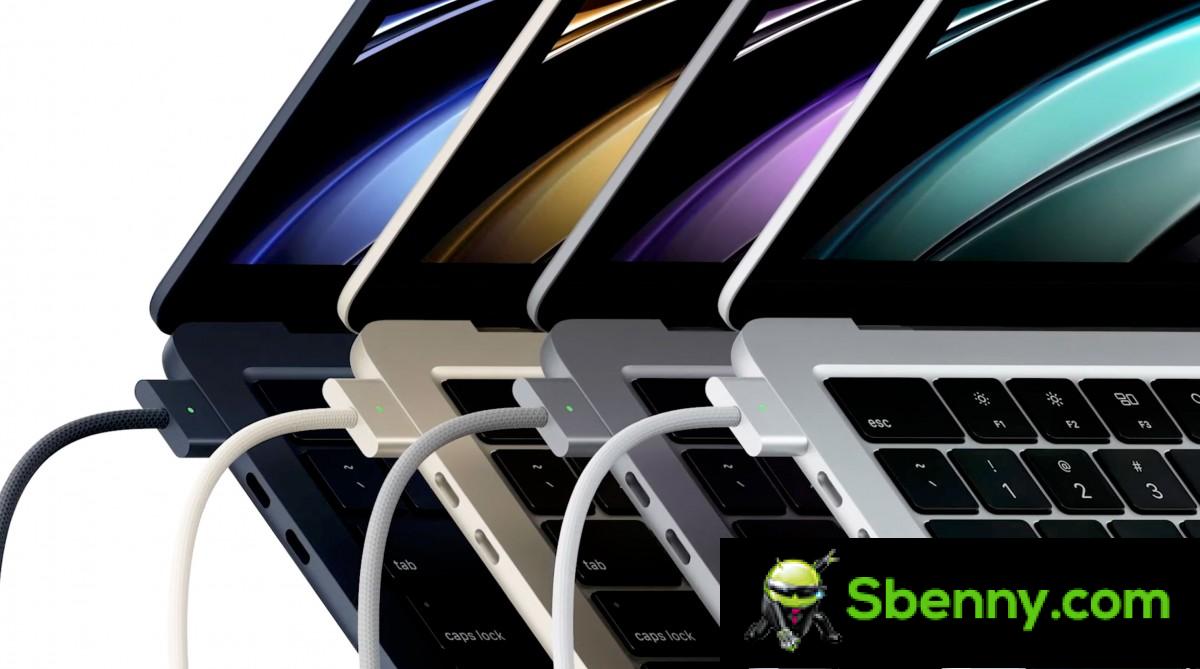 Apple's 13-inch MacBook Air has a new look and an M2 chip